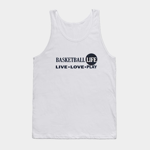 baskateball is life Tank Top by omitay